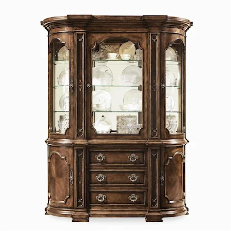Open Top China Cabinet